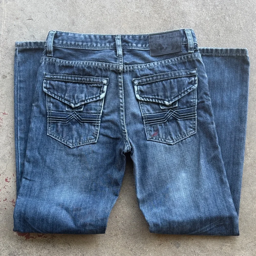 Buffalo Classic Straight Fit Jeans - Blue Size 12
